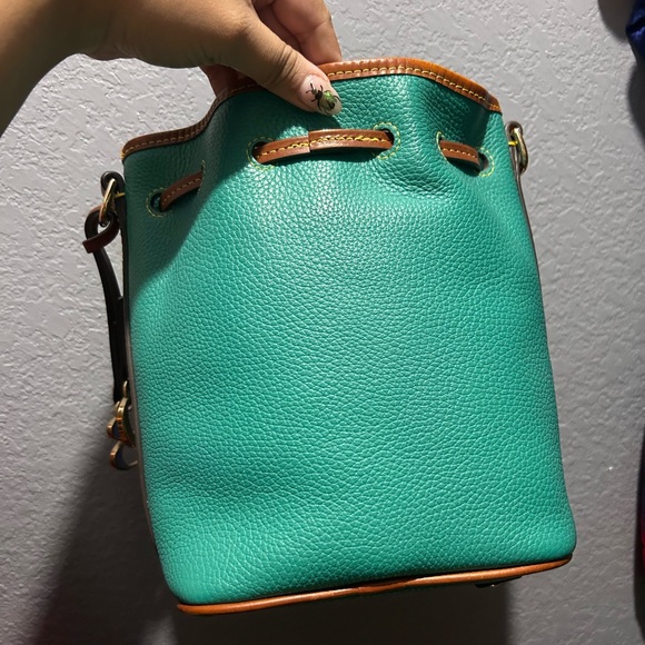 Dooney & Bourke Green Bucket Bag - Picture 3 of 3